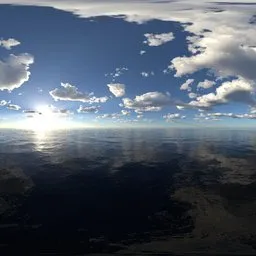 Sunset cloud yellow light