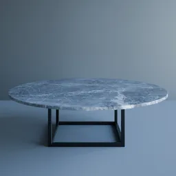 Simple round coffee table #3