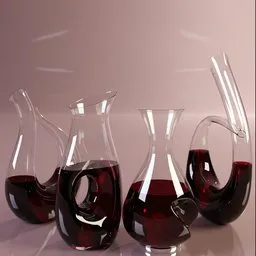 Wine Glass Jars
