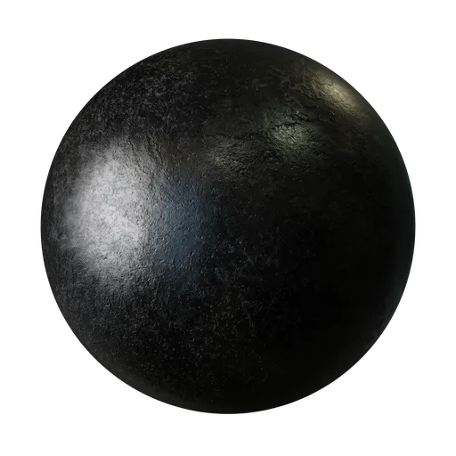 Black rough metal