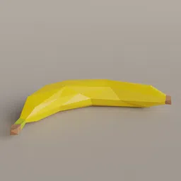Low Poly Banana