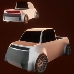 Concept styled pickup truck 2(exterior)