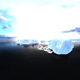 Sunset at Antarctica