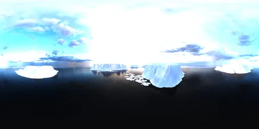 Sunset at Antarctica