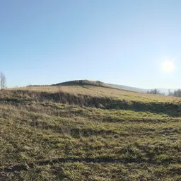 Autumn Hilly Field