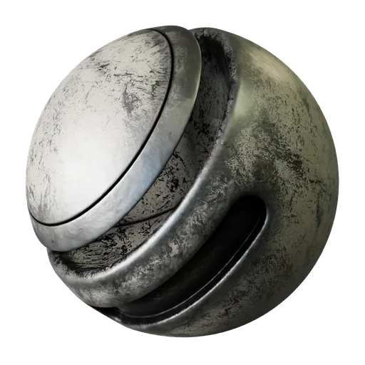 Metal Scratched White
