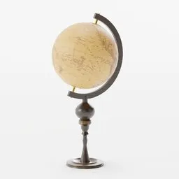 Globe in old style