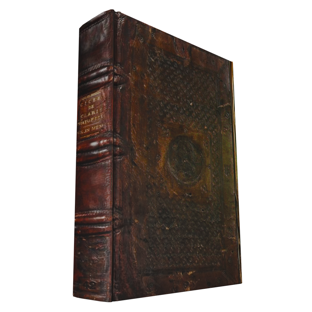 blenderkit-download-the-free-old-leather-book-model