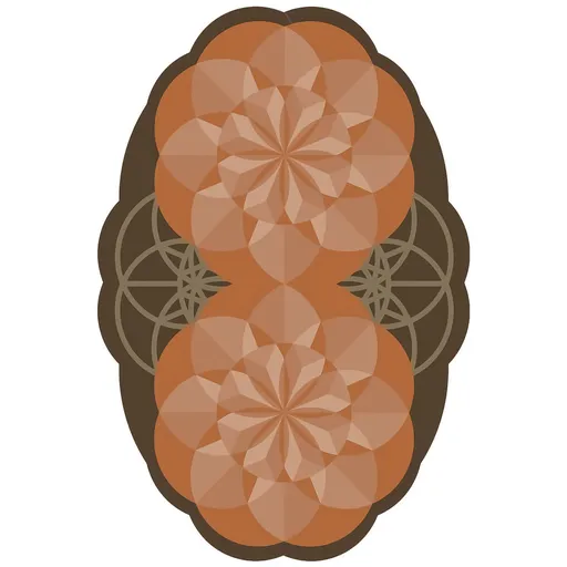 Peach Blossom Oval Carpet