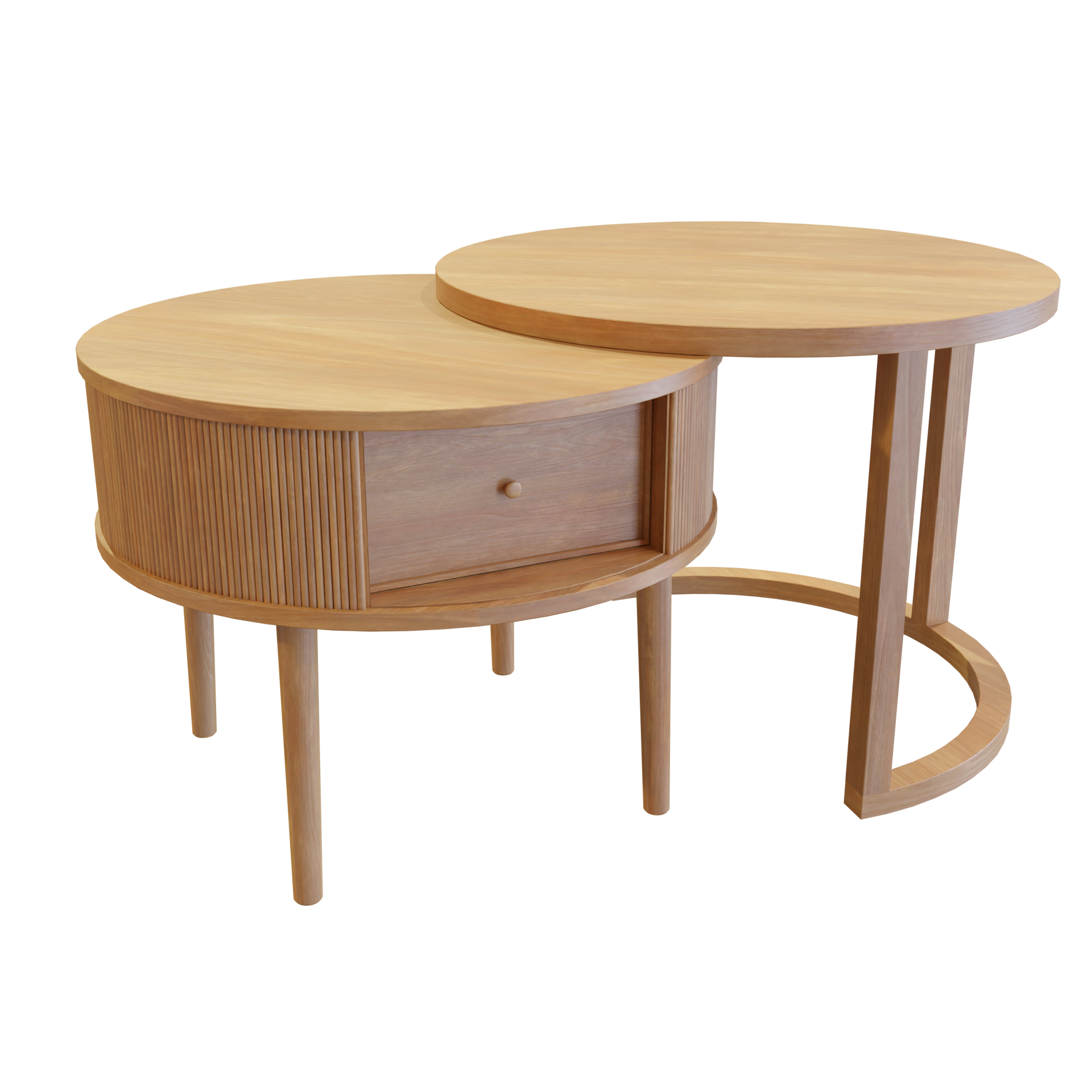 Nesting Cofee Table | FREE 3D Table Models | BlenderKit