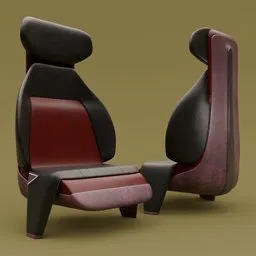 Concept styled car seat