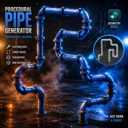 Procedural Pipe Generator