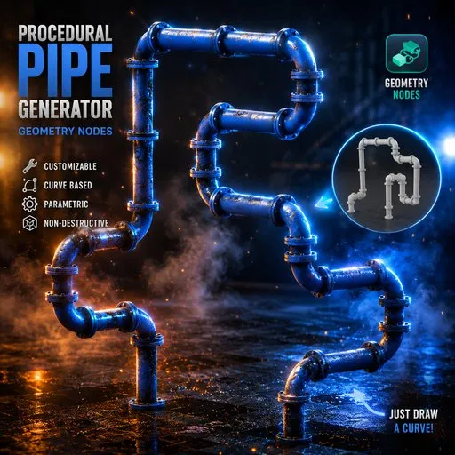 Procedural Pipe Generator