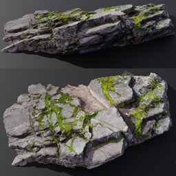 Mossy Outcrop 01
