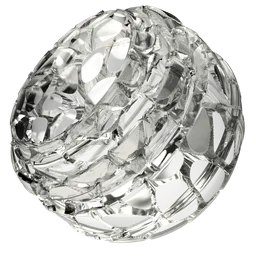 Simple Voronoi Crystal Glass