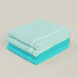 High-quality 3D-rendered towels, perfect for Blender 3D visualization and product mockups.