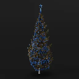 Christmas Tree Yellow Large