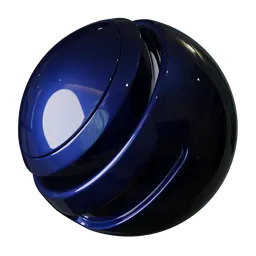 Blue Metallic Car Paint