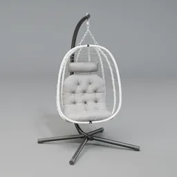 Egg chair with stand