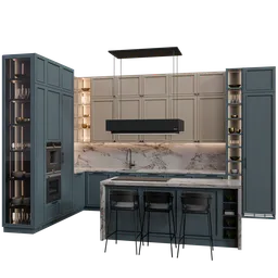 Kitchen neoclassi a