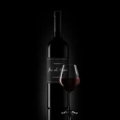 Wine Bottle and Glass scene