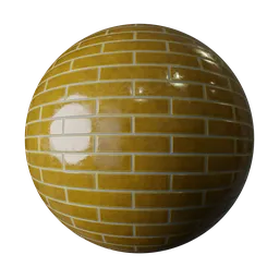 Japanese Mustard Tile 200x50mm