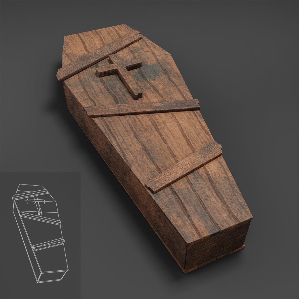 Coffin | Architecture models | BlenderKit