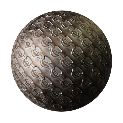 Procedural patterned dirt metal