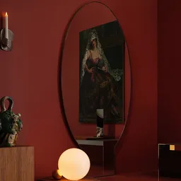 Oval Moongate Mirror