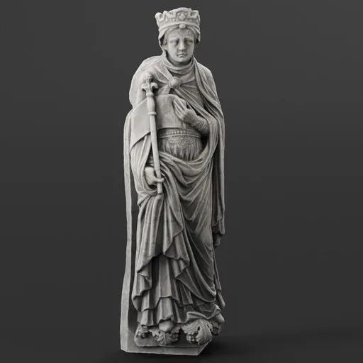 statue of Standing Woman Ecclesia or Bathsheba