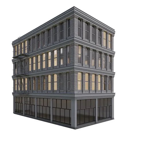 Low Poly Modular Building