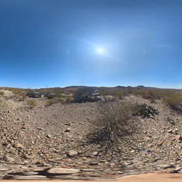 Bluesky Rock Ground Dry Grass