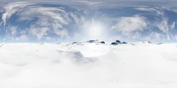 Snow Field Clear Sky