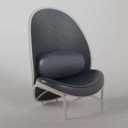 Chips Lounge Chair S110 - Light White