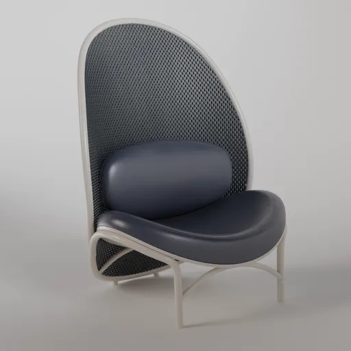 Chips Lounge Chair S110 - Light White