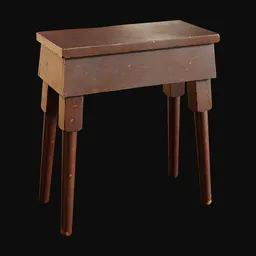 1800s Rustic Work Stool