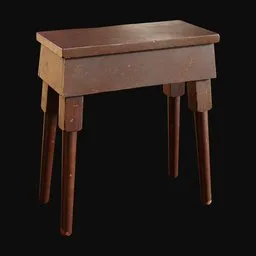 1800s Rustic Work Stool