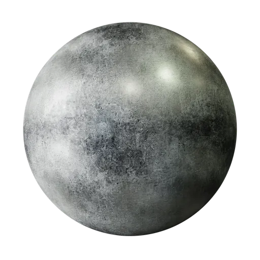 4K PBR metal material for Blender 3D, grungy surface texture, suitable for realistic rendering in CG projects.