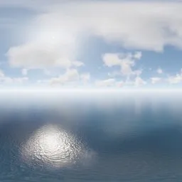 Ocean HDRI Daylight Sky Clouds