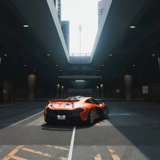 Los Angeles Lower Grand Avenue  - Automotive Scene