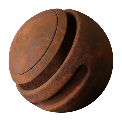 Oxidized Corroded Steel