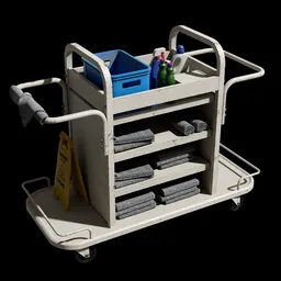 Hotel Cleaning Cart