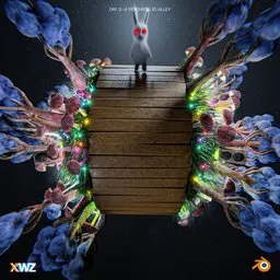 Procedural Psychedelic Alley