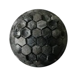 Wet Worn Hexagon Stone Tiles