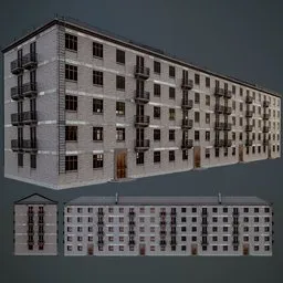 Soviet residential building