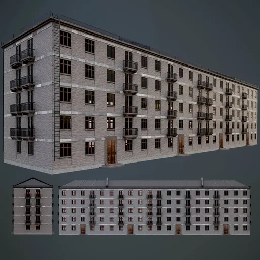Soviet residential building