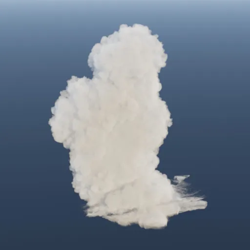 Cumulus Tower Puffy Cloud VDB