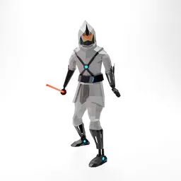 Sci Fi Ninja Rigged Character