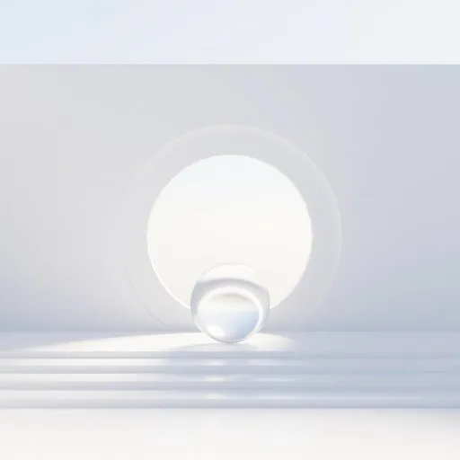 Circular hole wall and stairs scenes