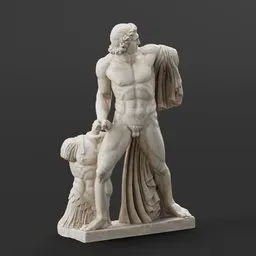 statue of Classic Dioscurus